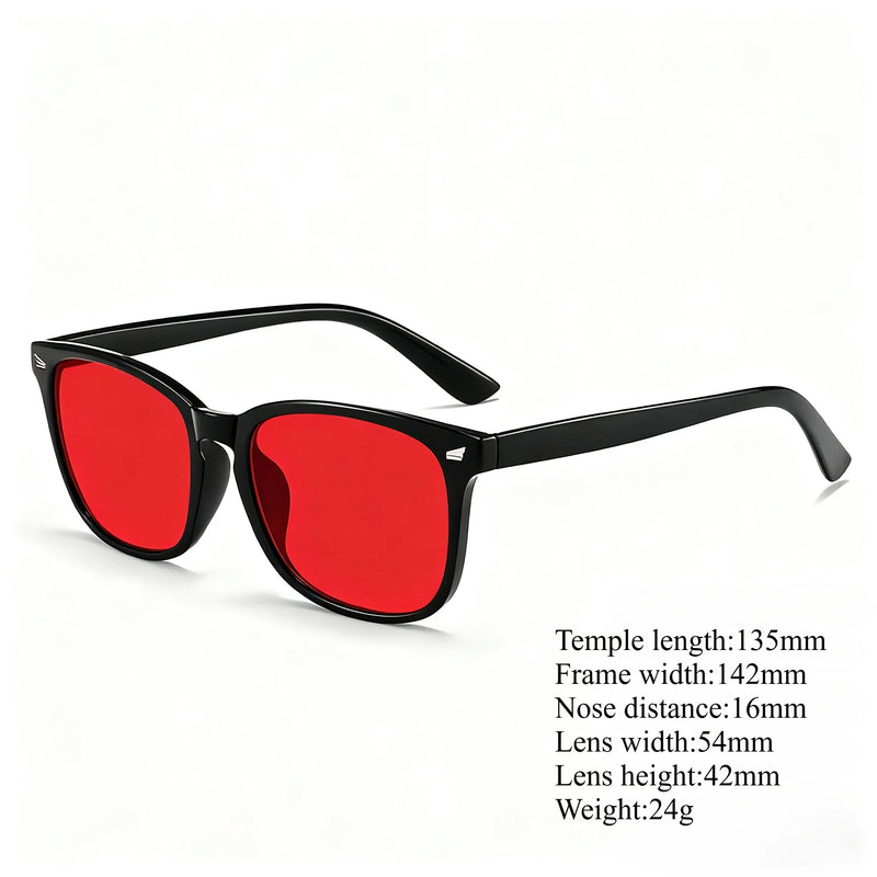 Blue Light Glasses for Woman Sleep Glasses for Blue Light Blocking Red Lens for Computer Gaming Reduce Eyestrain
